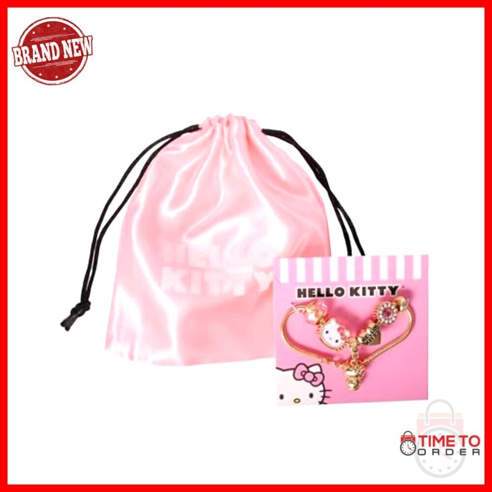 Charm Bracelet Hello Kitty Sanrio Fashion Jewelry Gift Official License - Picture 6 of 6